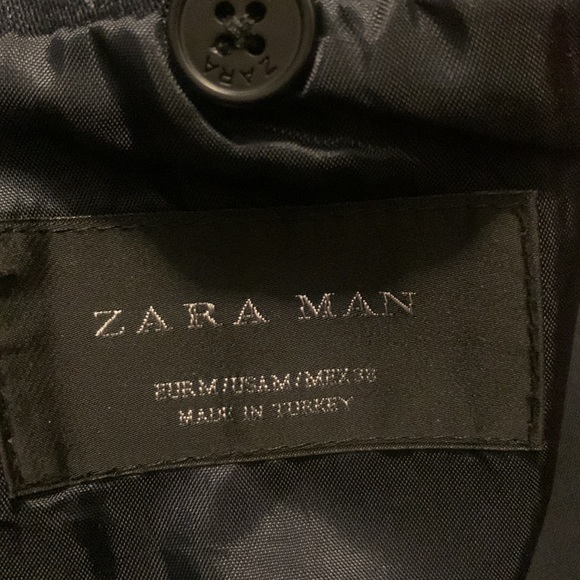 Zara Man Navy Blue Blazer Size M (38) - Picture 3 of 4